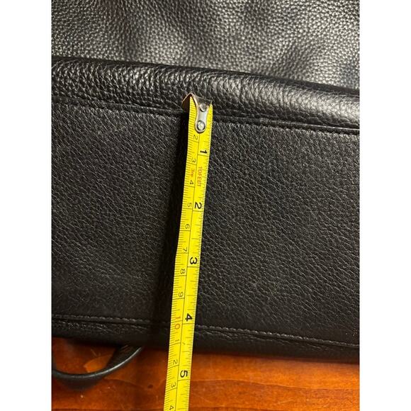 Rebecca Minkoff Regan Black Leather Pebbled Tote Bag Double Handled - Picture 11 of 11